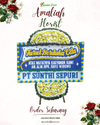 Papan Bunga Duka di Mongkonai
