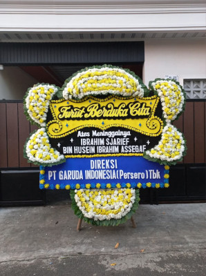 Papan Bunga Duka di Mongkonai