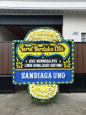 Papan Bunga Duka di Mongkonai